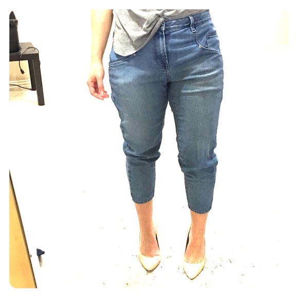 Helmut Lang Relaxed Crop Jeans 29 - Picture 1 of 4